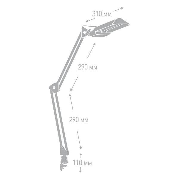 Изображение товара Светильник настольный Camelion KD-017C Black