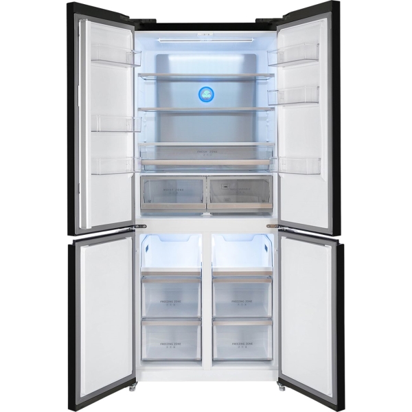 Изображение товара Холодильник (Side-by-Side) Hiberg RFQ-600DX NFGB черный глянцевый