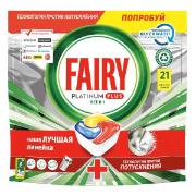 Изображение товара Капсулы для посудомоечной машины Fairy Platinum Plus 21 шт (81747346)