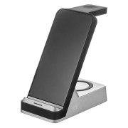 Изображение товара Беспроводное зарядное устройство Rocket для iPhone 3-в-1 Stand