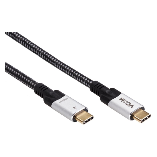 Изображение товара Кабель VCOM USB4 TypeC-TypeC 5K 1.2m CU560-1.2M