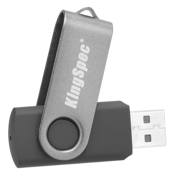Изображение товара Флеш-диск KingSpec Stick 256GB USB3.0 серебристый