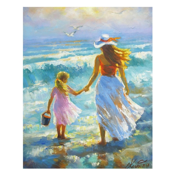 Изображение товара Картина по номерам Остров сокровищ 662909 "На прогулке с мамой"