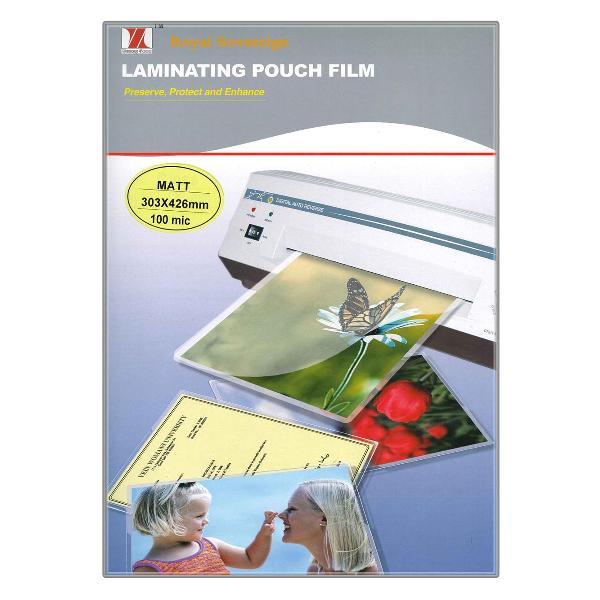 Изображение товара Плёнка для ламинирования Royal Sovereign матовая (А3) 100мкм
