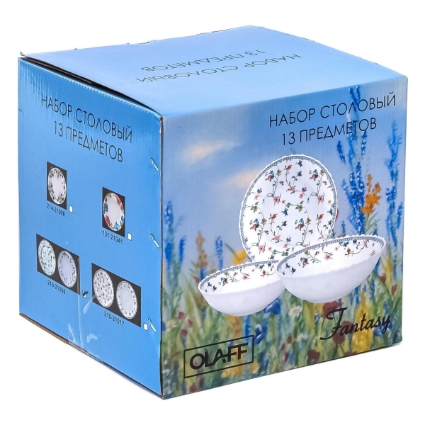 Изображение товара Тарелка столовая Olaff Мануэла (210-21008)