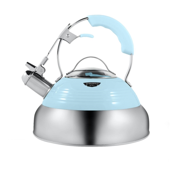 Изображение товара Чайник Maunfeld MRK-119BL голубой/хромированный