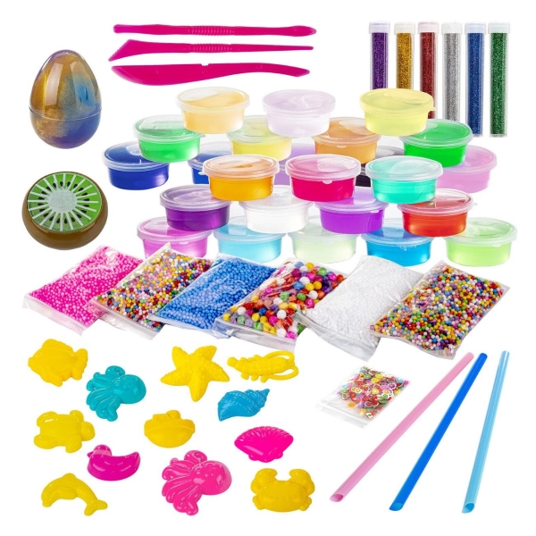 Изображение товара Набор слаймов Юнландия 26 слаймов, 31 аксессуар