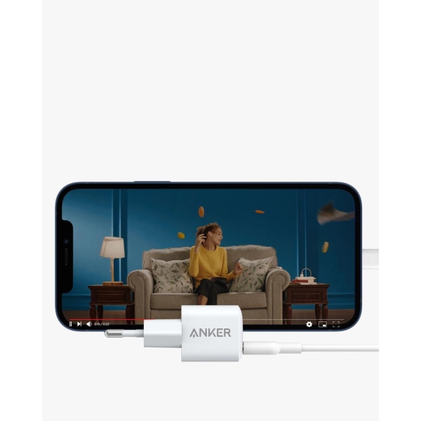 Изображение товара Сетевое зарядное устройство Anker PowerPort III Nano 20W A2633 White