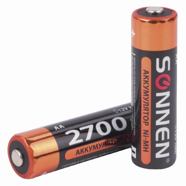 Изображение товара Аккумулятор Sonnen AA 2700mAh 2 шт