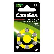 Изображение товара Батарея Camelion A10-BP6(0%Hg)
