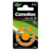 Изображение товара Батарея Camelion A13-BP6(0%Hg)