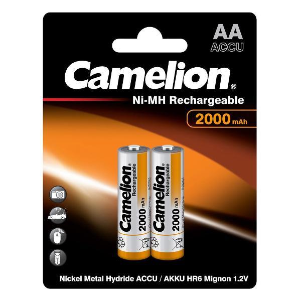 Изображение товара Аккумулятор Camelion AA-2000 mAh 2 шт. (NH-AA2000BP2)