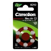 Изображение товара Батарея Camelion A312-BP6(0%Hg)