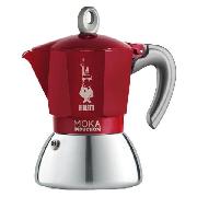 Изображение товара Кофеварка гейзерная Bialetti Moka Induction 6944 красная