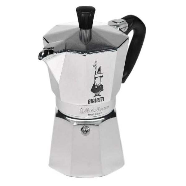 Изображение товара Кофеварка гейзерная Bialetti Express 1164 серебристая