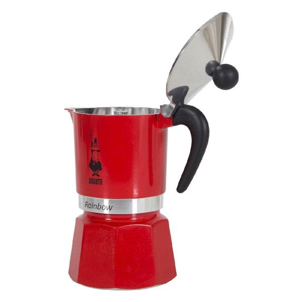 Изображение товара Кофеварка гейзерная Bialetti Rainbow 4962 красная
