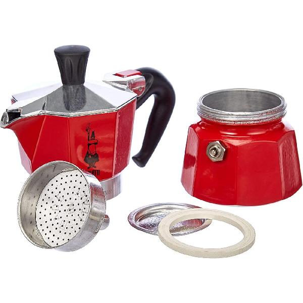 Изображение товара Кофеварка гейзерная Bialetti Express Color 4943 красная