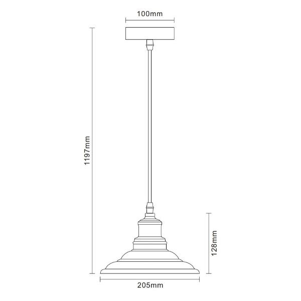 Изображение товара Светильник подвесной Camelion PL-600 C59