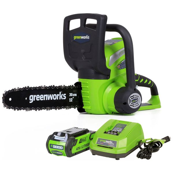 фото Электропила цепная greenworks g40cs30 (20117ua)