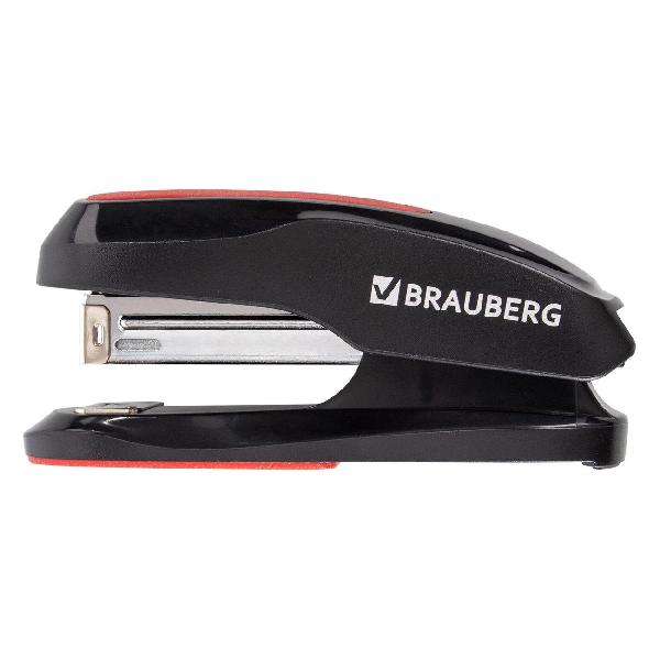 Изображение товара Степлер Brauberg 229085 черный красный