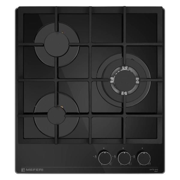 Изображение товара Встраиваемая газовая панель независимая MEFERI MGH453BK GLASS POWER черная