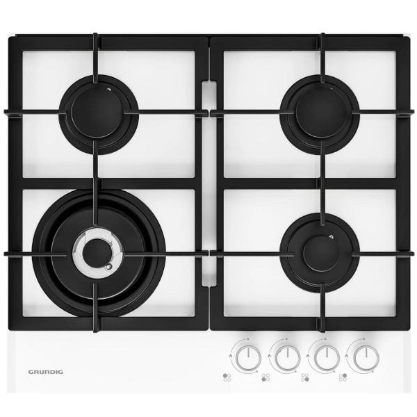 Изображение товара Встраиваемая газовая панель независимая Grundig GIGL 6234250 W белая