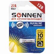 Изображение товара Батарейка алкалиновая (щелочная) Sonnen 451976 27A