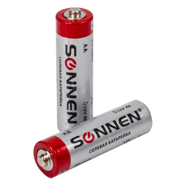 Изображение товара Батарейка алкалиновая (щелочная) Sonnen 451097 AA 2 штуки