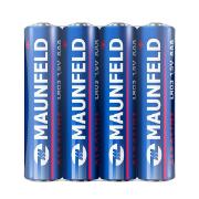 Изображение товара Батарейка алкалиновая (щелочная) Maunfeld MBLR03-SR40 AAA 4 шт.