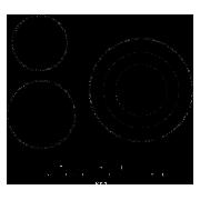 Изображение товара Встраиваемая электрическая панель Gorenje ECT63ASC черный