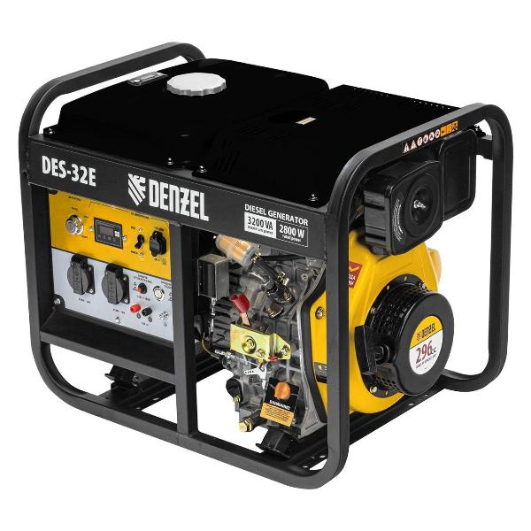 Изображение товара Генератор дизельный Denzel DES-32E