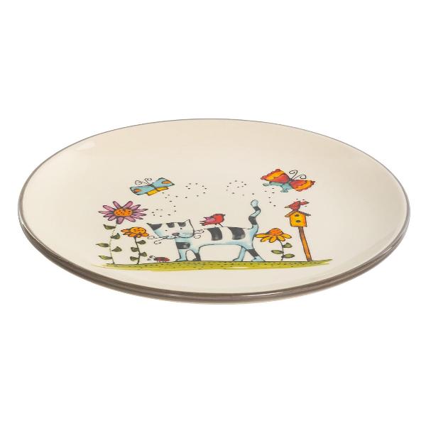 Изображение товара Декоративное блюдо Elrington 207-07015 Полосатый Кот