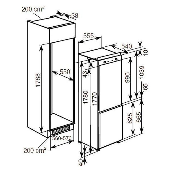 Haier bcft628awru схема встраивания