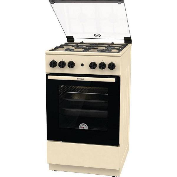 Газовая плита (50-55 см) Gorenje GG5A21BEF бежевая