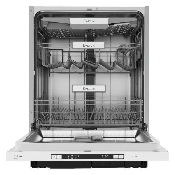 Встраиваемая посудомоечная машина 60 см Evelux BD 6003 серая