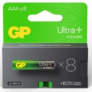 Изображение товара Батарейки GP ААА мизинчиковые алкалиновые Ultra Plus Alkaline, набор 8 шт (24AUPA21-BC8)