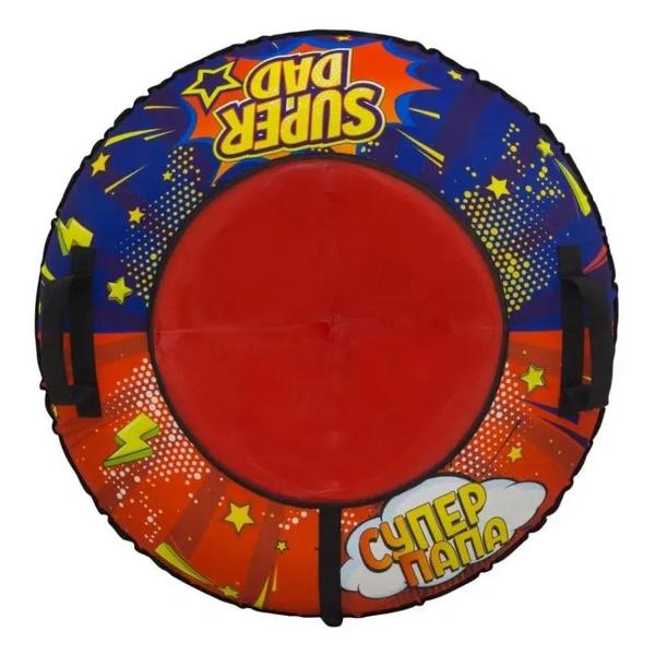 Изображение товара Тюбинг Тяни-Толкай Ватрушка синий красный