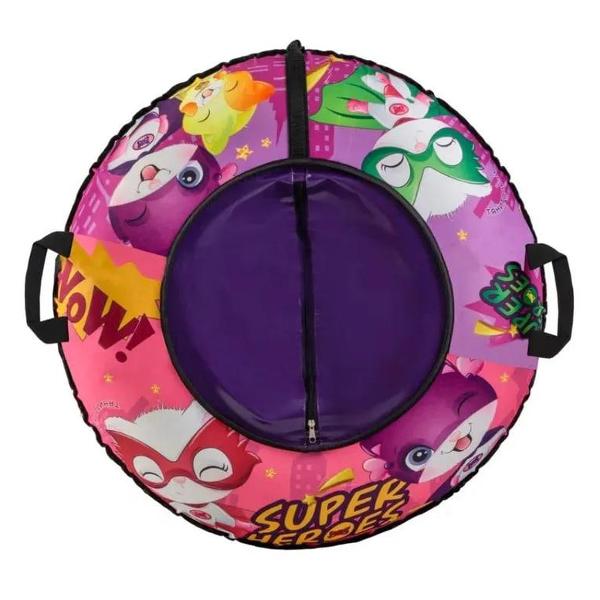 Изображение товара Тюбинг Тяни-Толкай Ватрушка фиолетовый розовый