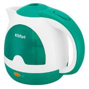 Изображение товара Электрочайник Kitfort KT-6607-2 белый/зеленый
