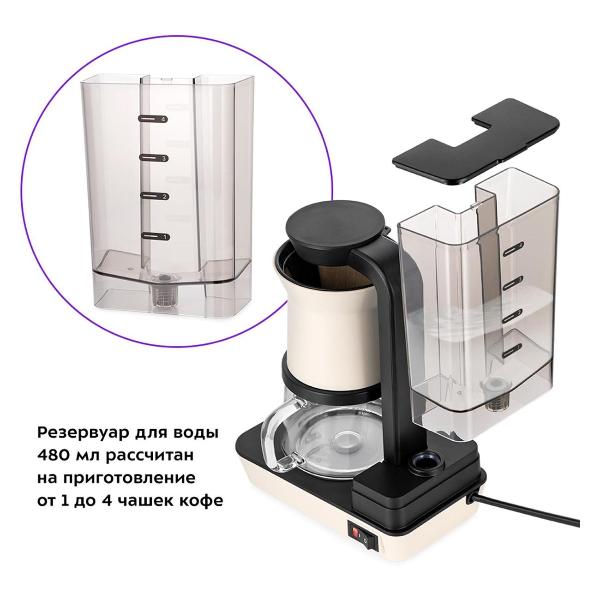 Изображение товара Кофеварка капельного типа Kitfort КТ-7190