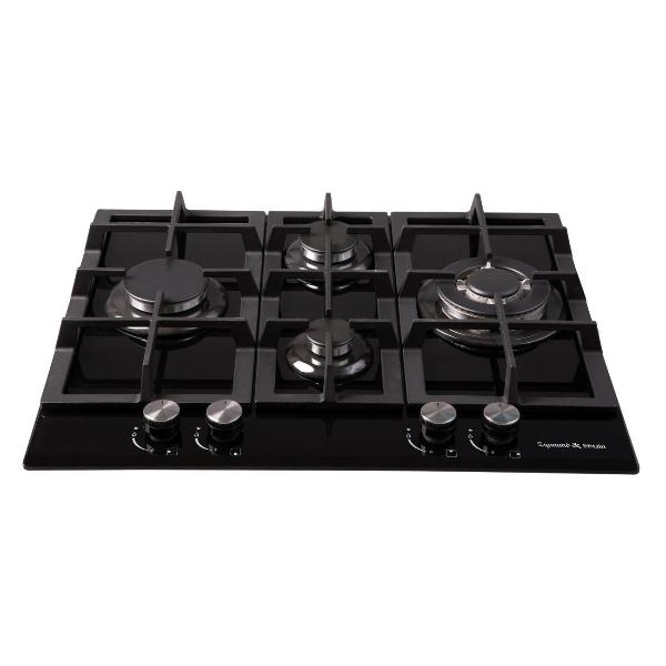 Изображение товара Встраиваемая газовая панель независимая Zigmund & Shtain mn155.61 черная