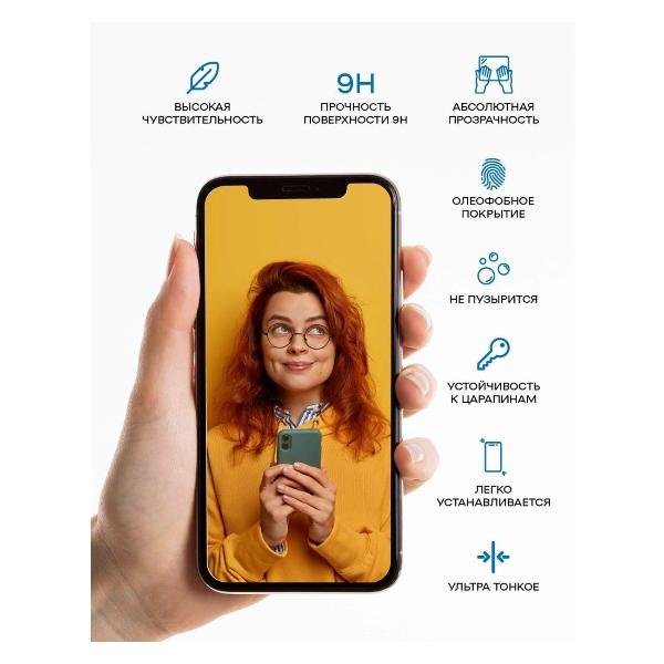 Изображение товара Защитное стекло для смартфона Perfeo PF_D1018