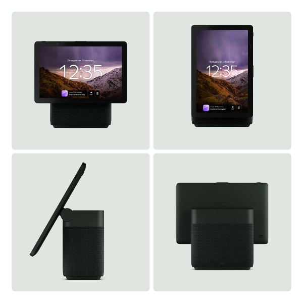 Изображение товара Умная колонка Яндекс Станция Дуо Макс с Алисой на YaGPT, с Zigbee, зеленый (60Вт) (YNDX-00055GRN)