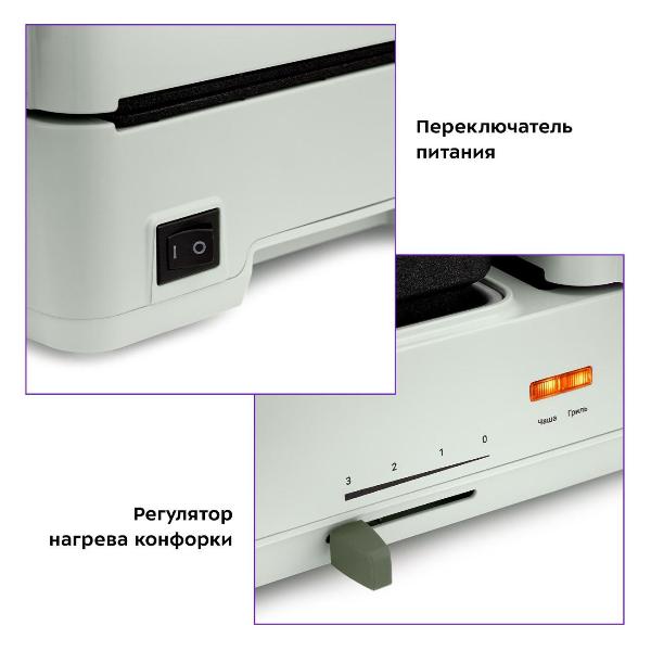 Изображение товара Сэндвичница Kitfort КТ-6061-1 мятная