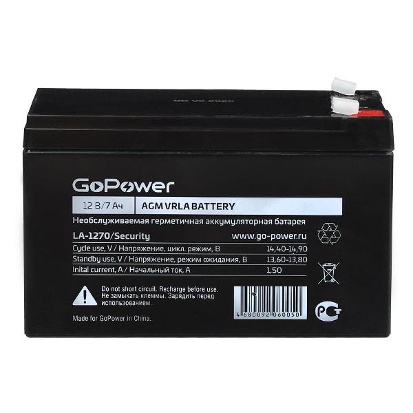Изображение товара Аккумулятор для ИБП GoPower LA-1270