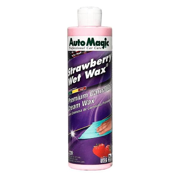 Крем-воск для защиты кузова с клубничным ароматом AutoMagic 22R Strawberry Wet Wax, 473 мл