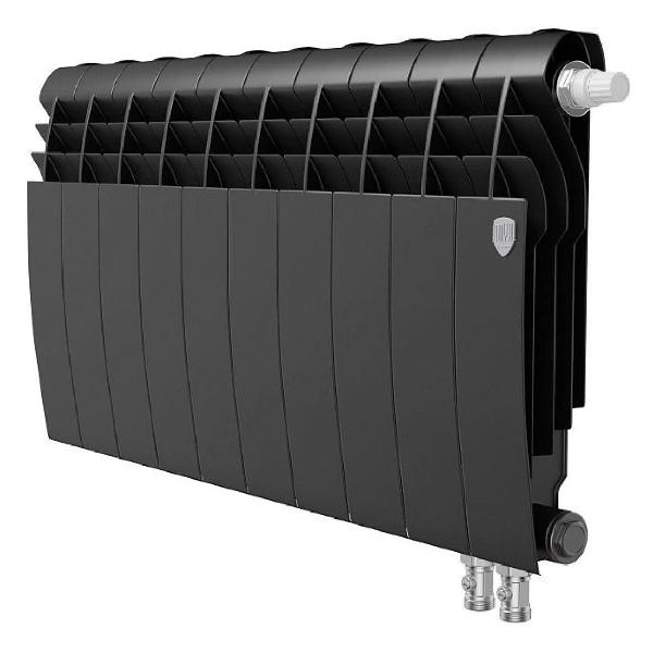 Биметаллический радиатор Royal Thermo BiLiner 350 /Noir Sable VR 10 с. черный
