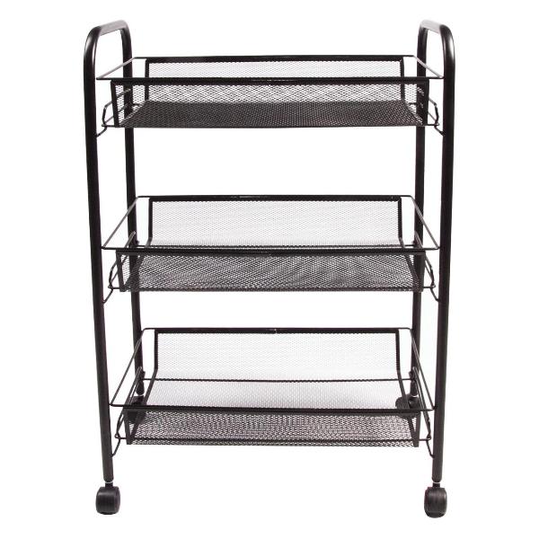 Изображение товара Этажерка Brabix офисно-бытовая 603751 черная