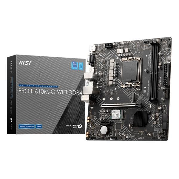 Материнская плата MSI PRO H610M-G WIFI DDR4