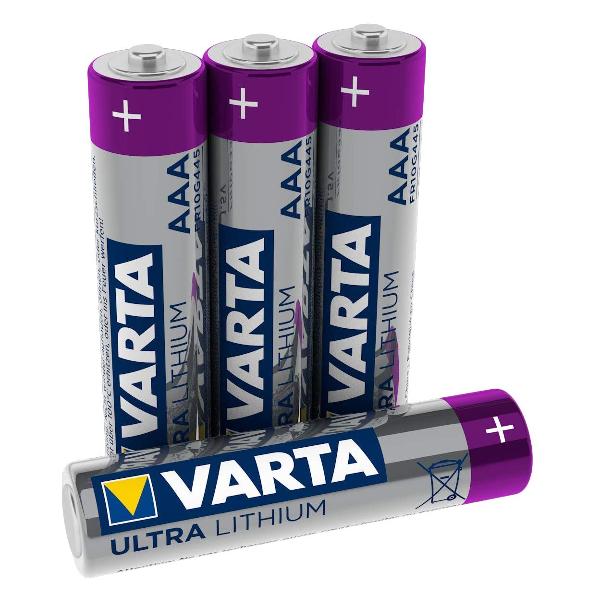 Изображение товара Батарейка литиевая Varta LR03 (AAA)